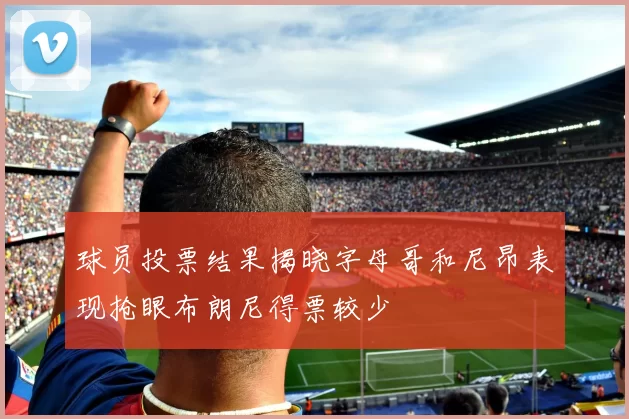 球员投票结果揭晓字母哥和尼昂表现抢眼布朗尼得票较少